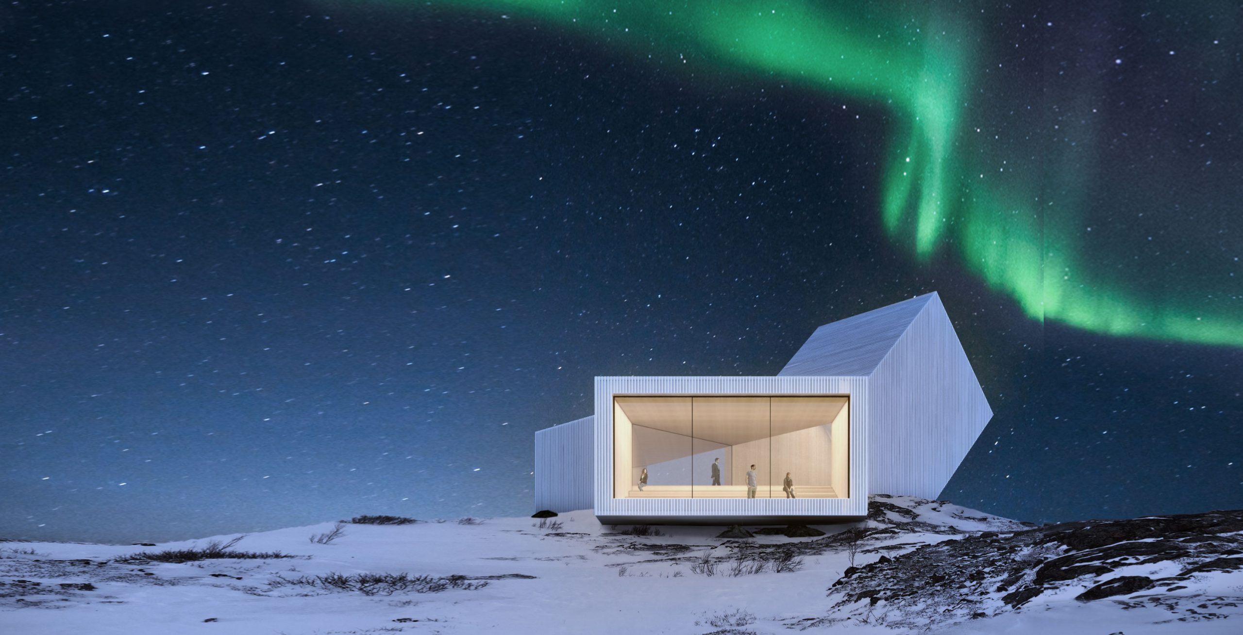 Northern Lights Pavilion ©Saunders Arkitektur
